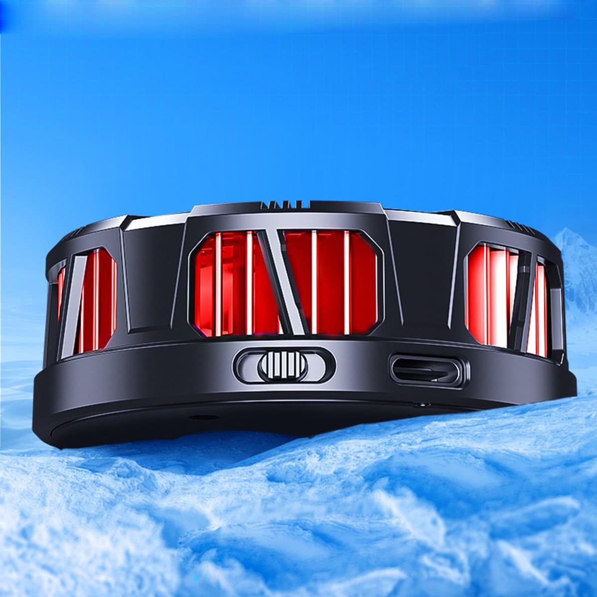 Quạt tản nhiệt điện thoại máy tính bảng AL11 Pro sò lạnh từ tính 15W 2024 led RGB làm lạnh đóng băng - 7