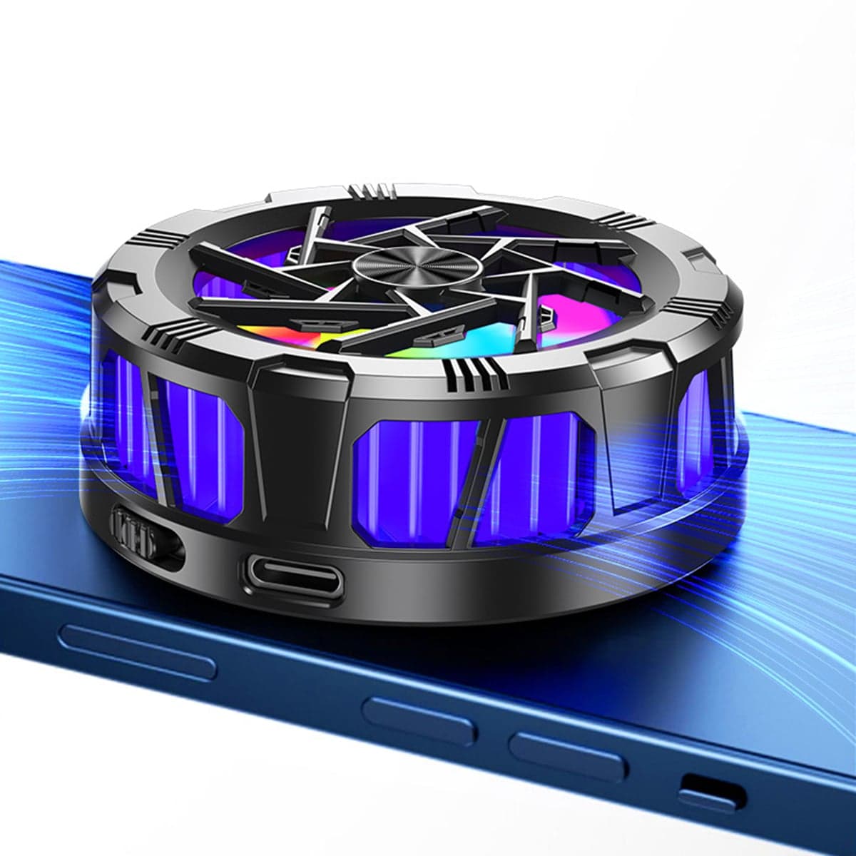 Quạt tản nhiệt điện thoại máy tính bảng AL11 Pro sò lạnh từ tính 15W 2024 led RGB làm lạnh đóng băng - 8