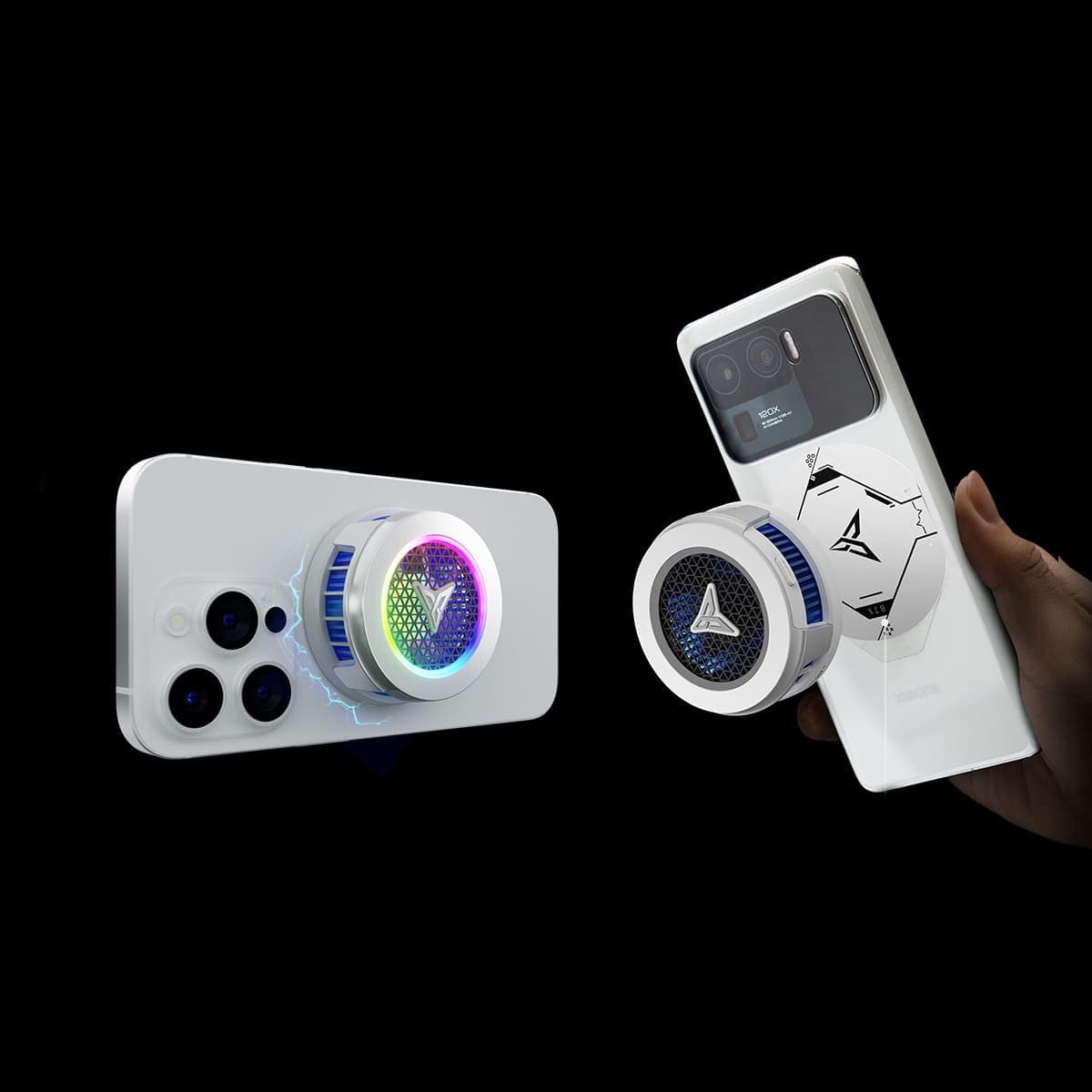 Quạt tản nhiệt điện thoại Flydigi B7X sò lạnh từ tính 27W led RGB điều chỉnh nhiệt độ thông minh - 7