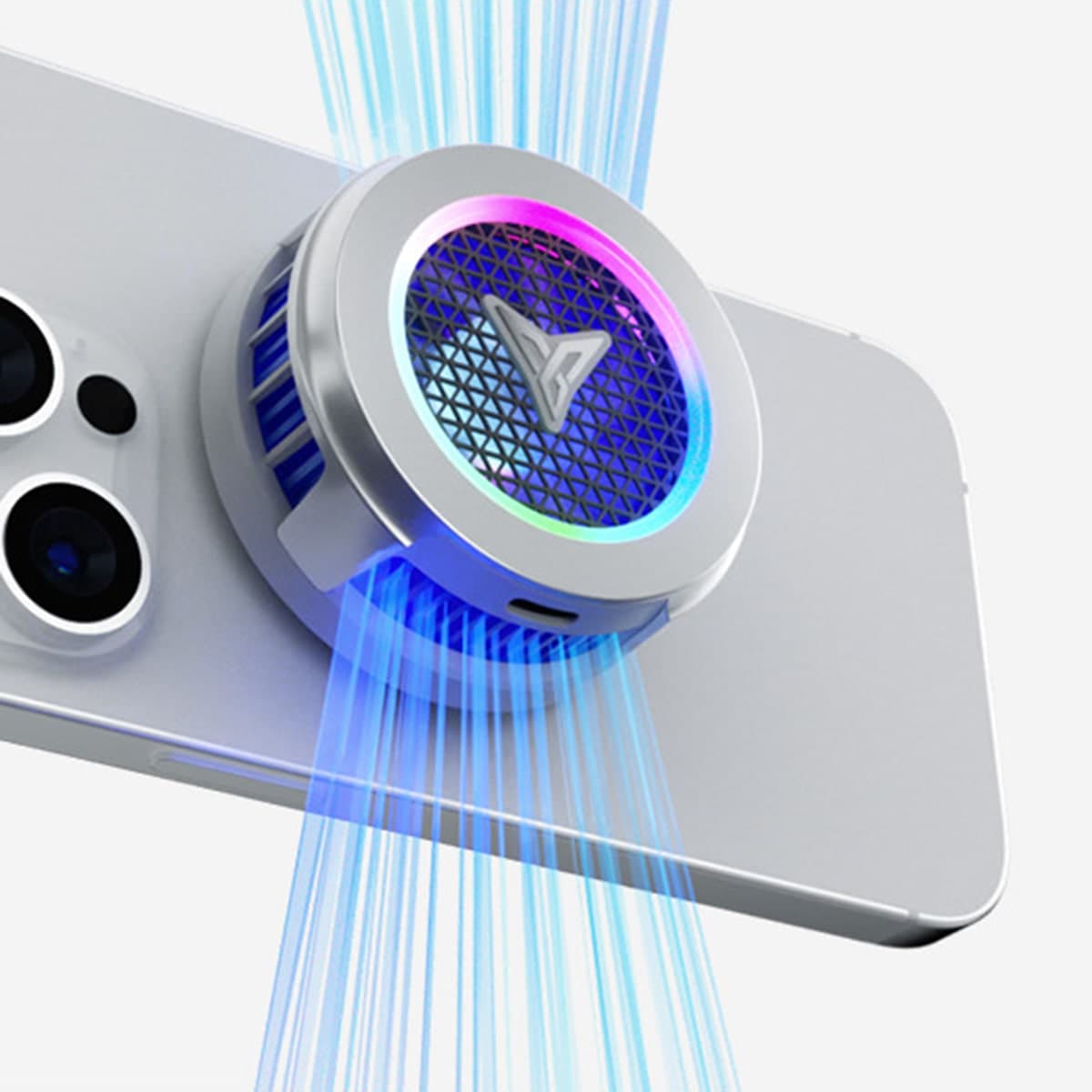 Quạt tản nhiệt điện thoại Flydigi B7X sò lạnh từ tính 27W led RGB điều chỉnh nhiệt độ thông minh - 5