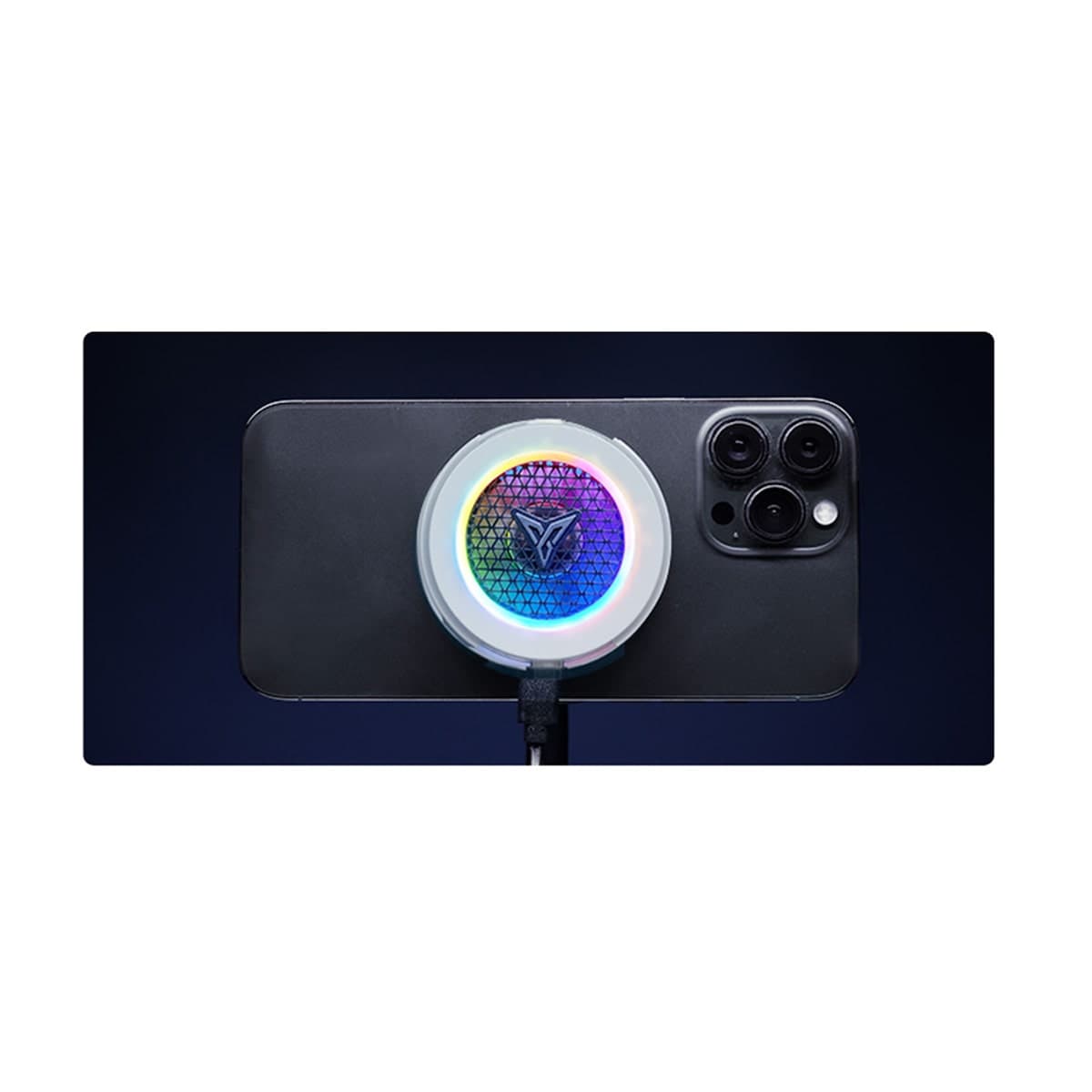 Quạt tản nhiệt điện thoại Flydigi B7X sò lạnh từ tính 27W led RGB điều chỉnh nhiệt độ thông minh - 3