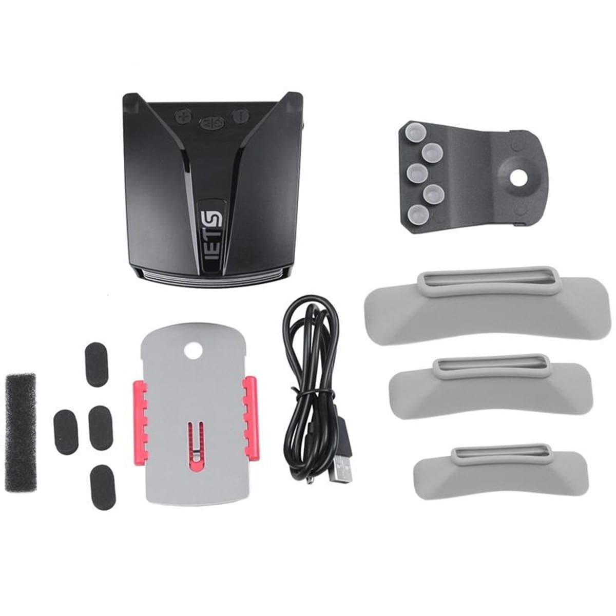 Quạt tản nhiệt laptop Iets GT202 Cooler V9 quạt hút gió chân không có màn hình hiển thị nhiệt độ bản cao cấp có củ sạc rời - 3