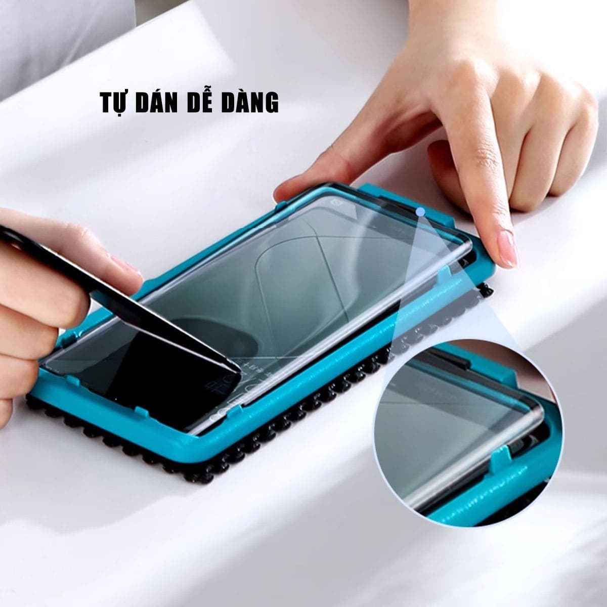 Kính cường lực Xiaomi 12S Pro viền đen 3D nhận vân tay màn hình Smart Devil - Dán màn hình Xiaomi Mi 12S Pro - 6