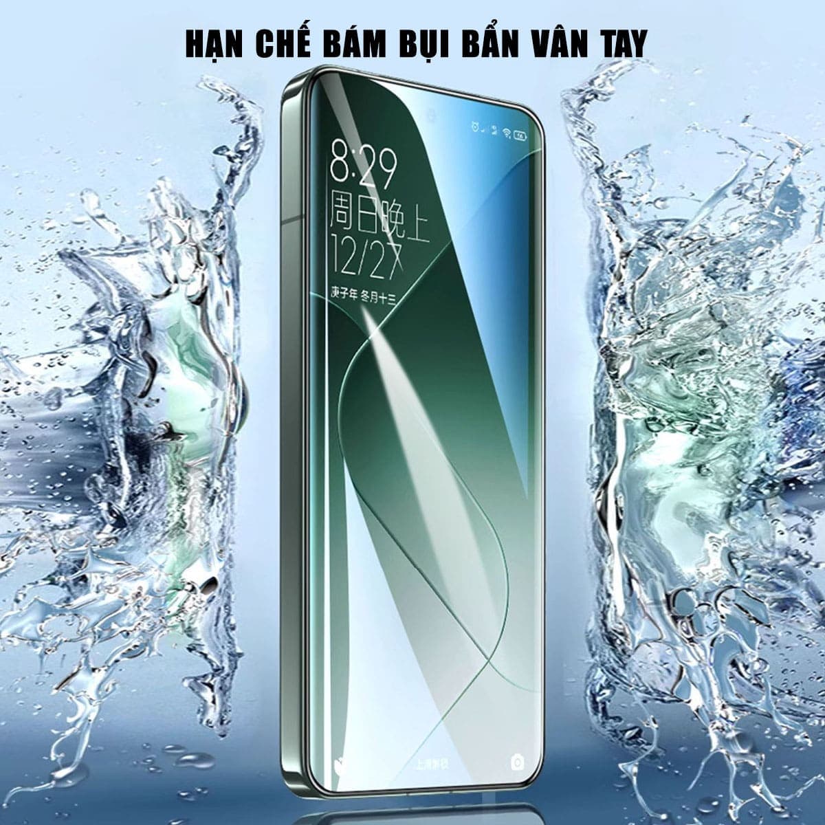 Kính cường lực Xiaomi 12S Pro viền đen 3D nhận vân tay màn hình Smart Devil - Dán màn hình Xiaomi Mi 12S Pro - 7