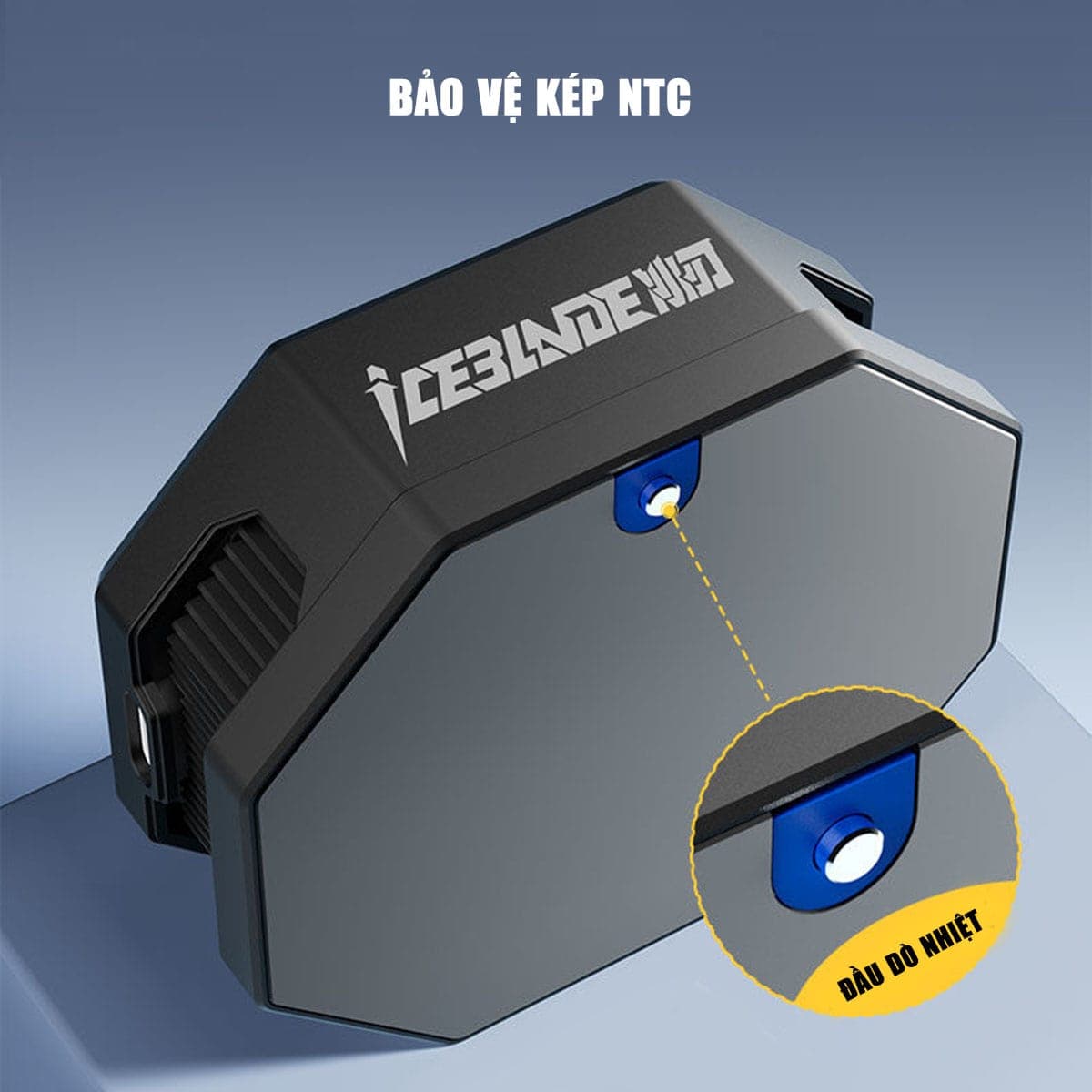 Quạt tản nhiệt điện thoại X15 Pro sò lạnh từ tính 40x40 - Piva BR7 công suất 25W bảo vệ kép NTC kiểm soát nhiệt độ thông minh - 8