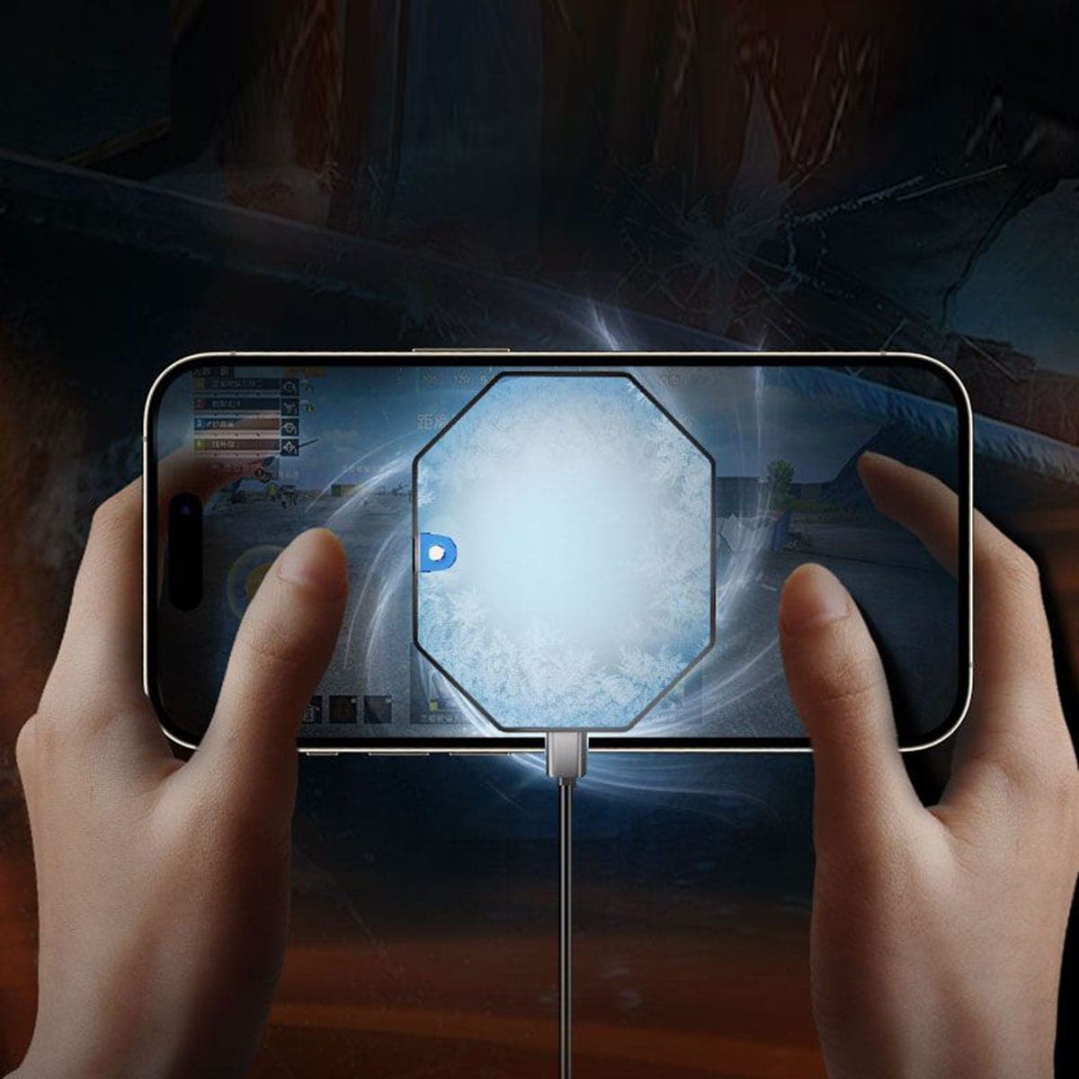 Quạt tản nhiệt điện thoại X15 Pro sò lạnh từ tính 40x40 - Piva BR7 công suất 25W bảo vệ kép NTC kiểm soát nhiệt độ thông minh - 7