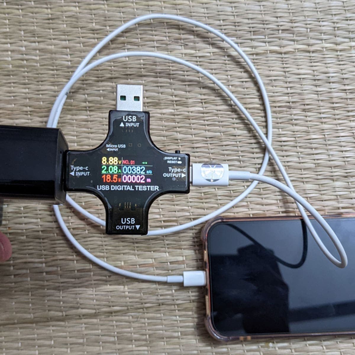 Bộ đo dòng điện áp USB Tester Juwei J7-C Type C, USB - Thiết bị test củ sạc kiểm tra công suất - 3