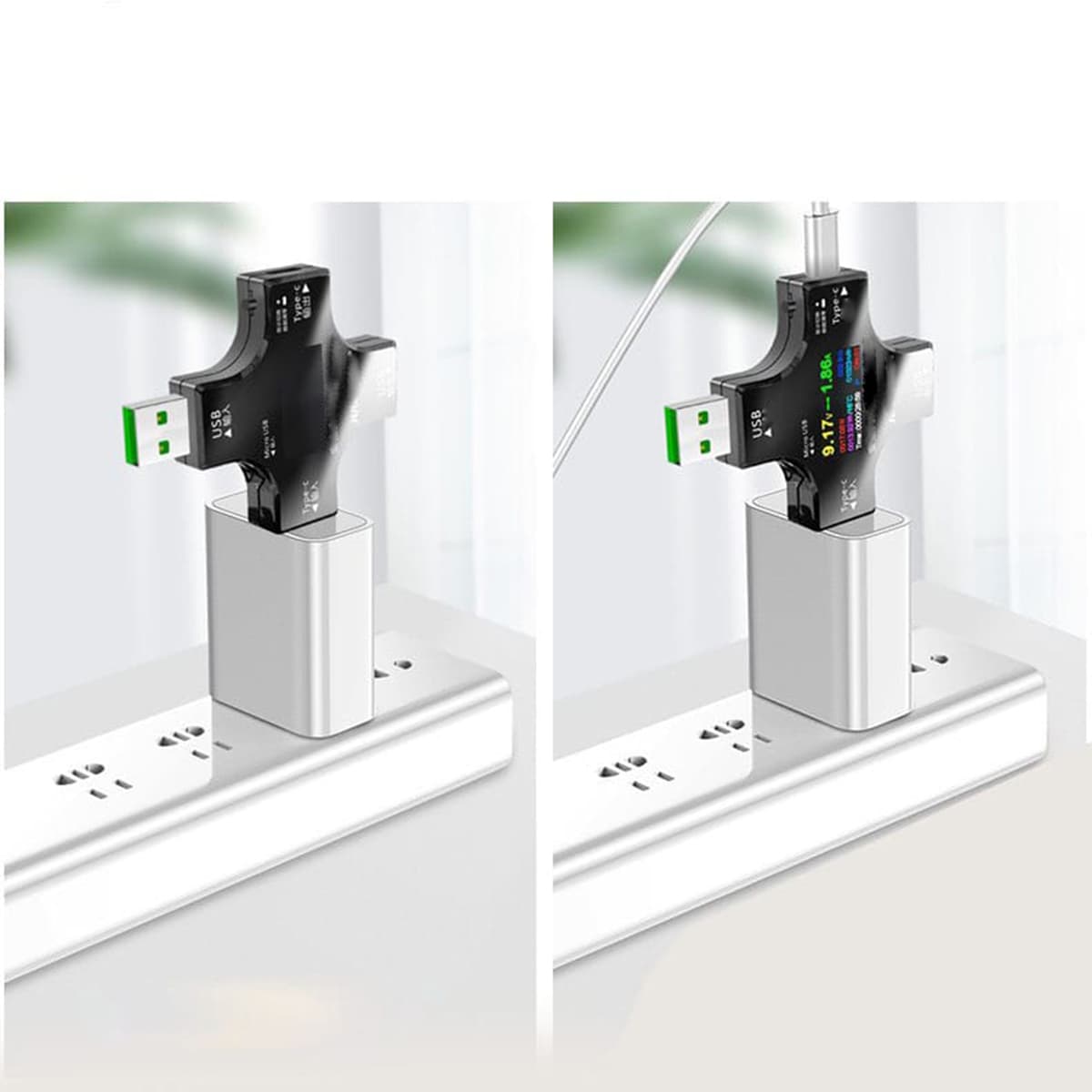 Bộ đo dòng điện áp USB Tester Juwei J7-C Type C, USB - Thiết bị test củ sạc kiểm tra công suất - 8