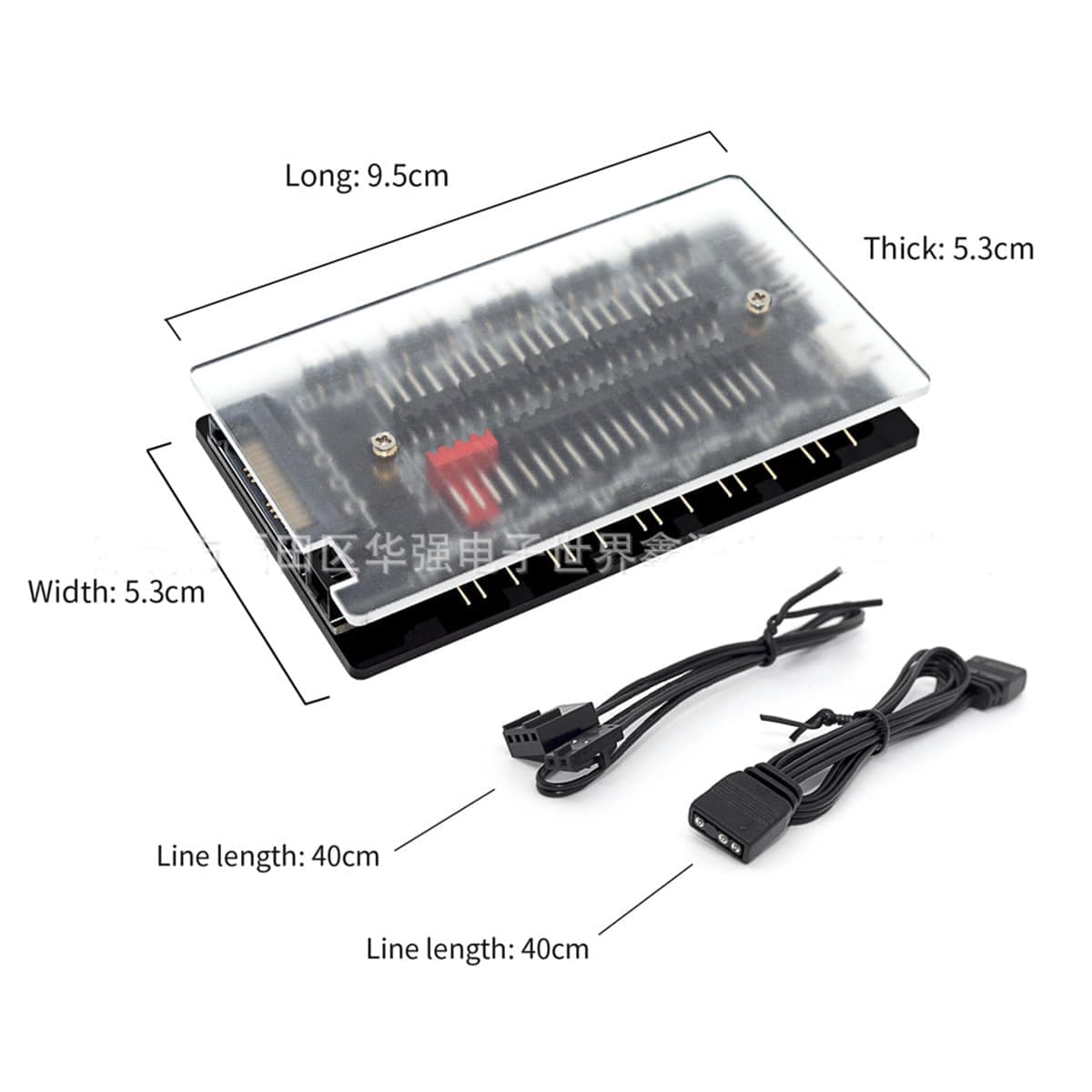 Hub Fan chia led fan ARGB PWM 10 cổng - HUB 10 cổng A-RGB và PWM tích hợp - 2