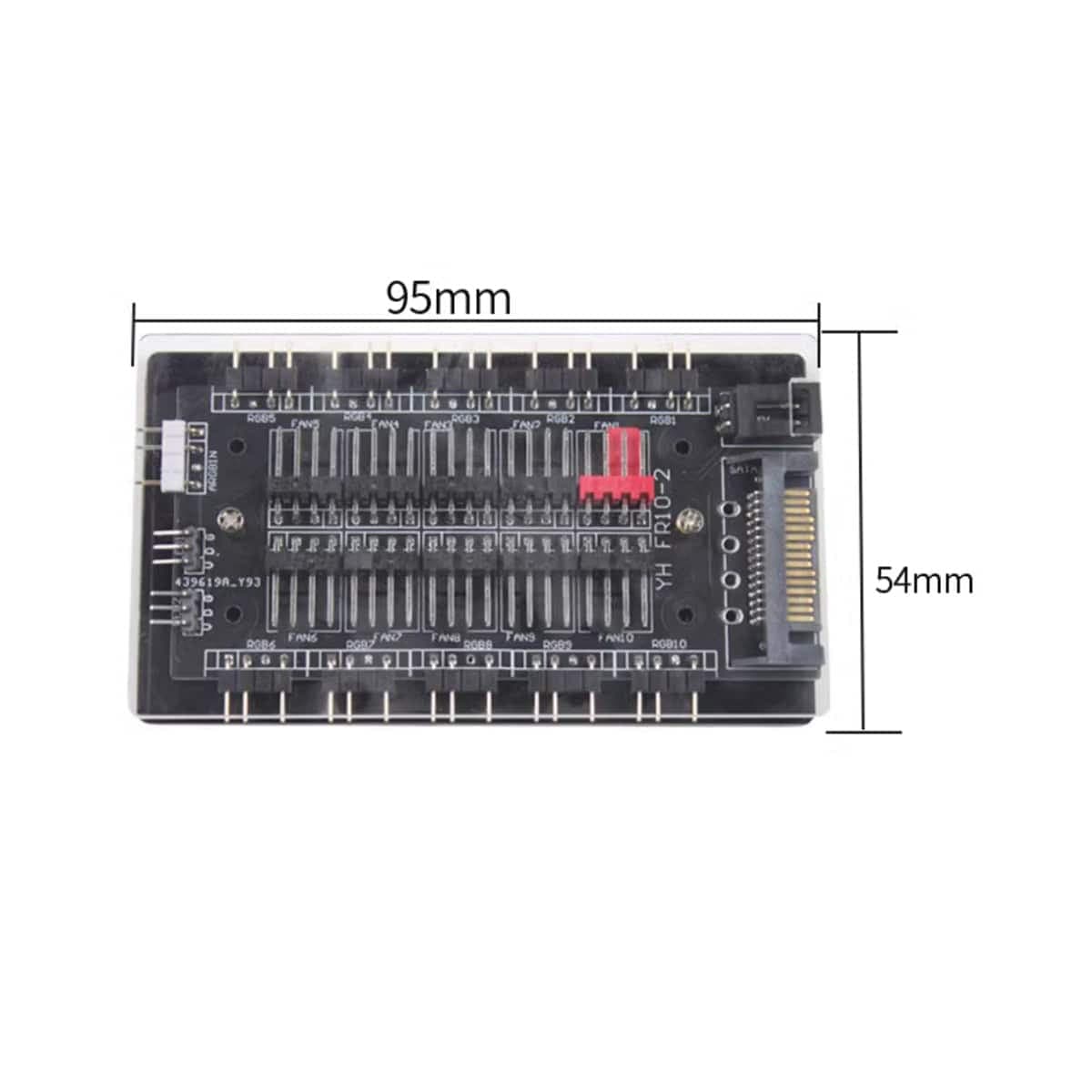 Hub Fan chia led fan ARGB PWM 10 cổng - HUB 10 cổng A-RGB và PWM tích hợp - 3