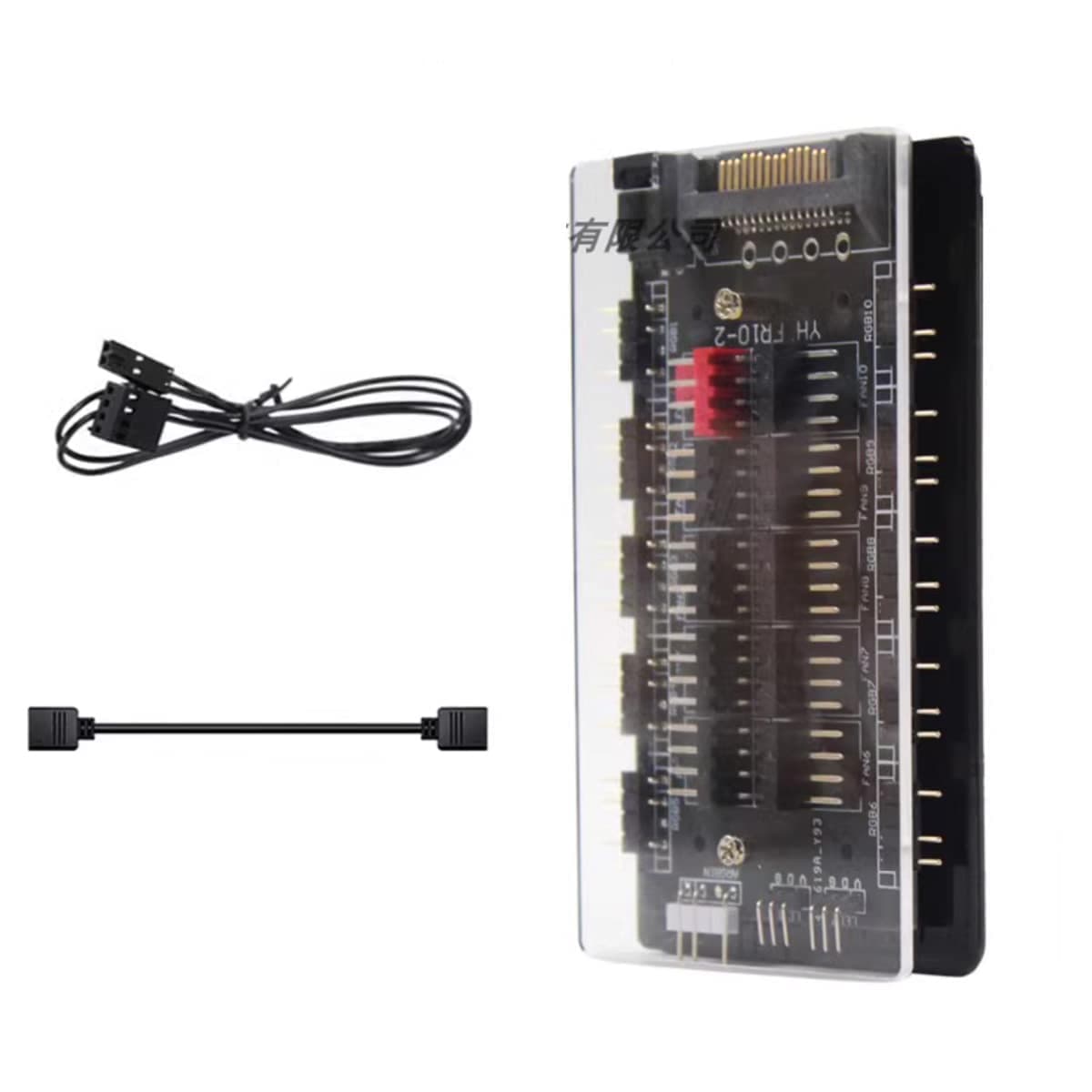 Hub Fan chia led fan ARGB PWM 10 cổng - HUB 10 cổng A-RGB và PWM tích hợp - 5