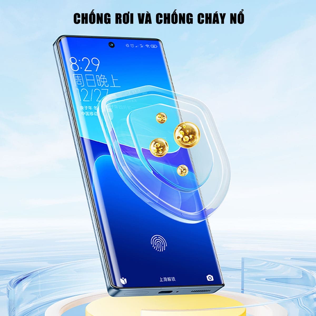 Dán màn hình Xiaomi 12S Pro Hydrogel Gốm Smart Devil full màn hình nhận vân tay - 6