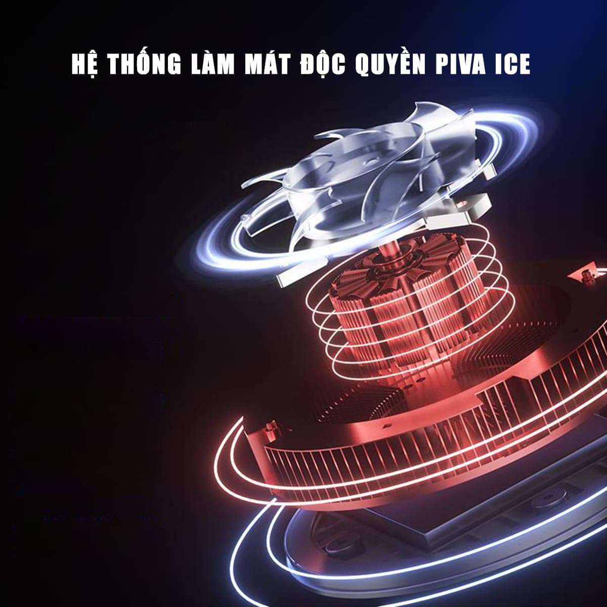 Quạt tản nhiệt máy tính bảng ipad X120 Ultra Max sò lạnh siêu lớn 50x50mm đóng băng full mặt công suất 30W - Piva BR5 Max - 7