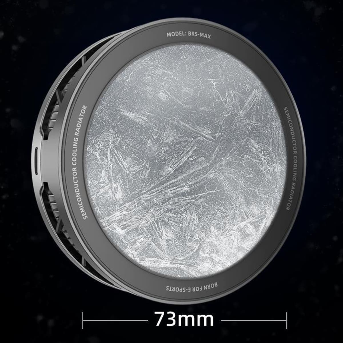 Quạt tản nhiệt máy tính bảng ipad X120 Ultra Max sò lạnh siêu lớn 50x50mm đóng băng full mặt công suất 30W - Piva BR5 Max - 8