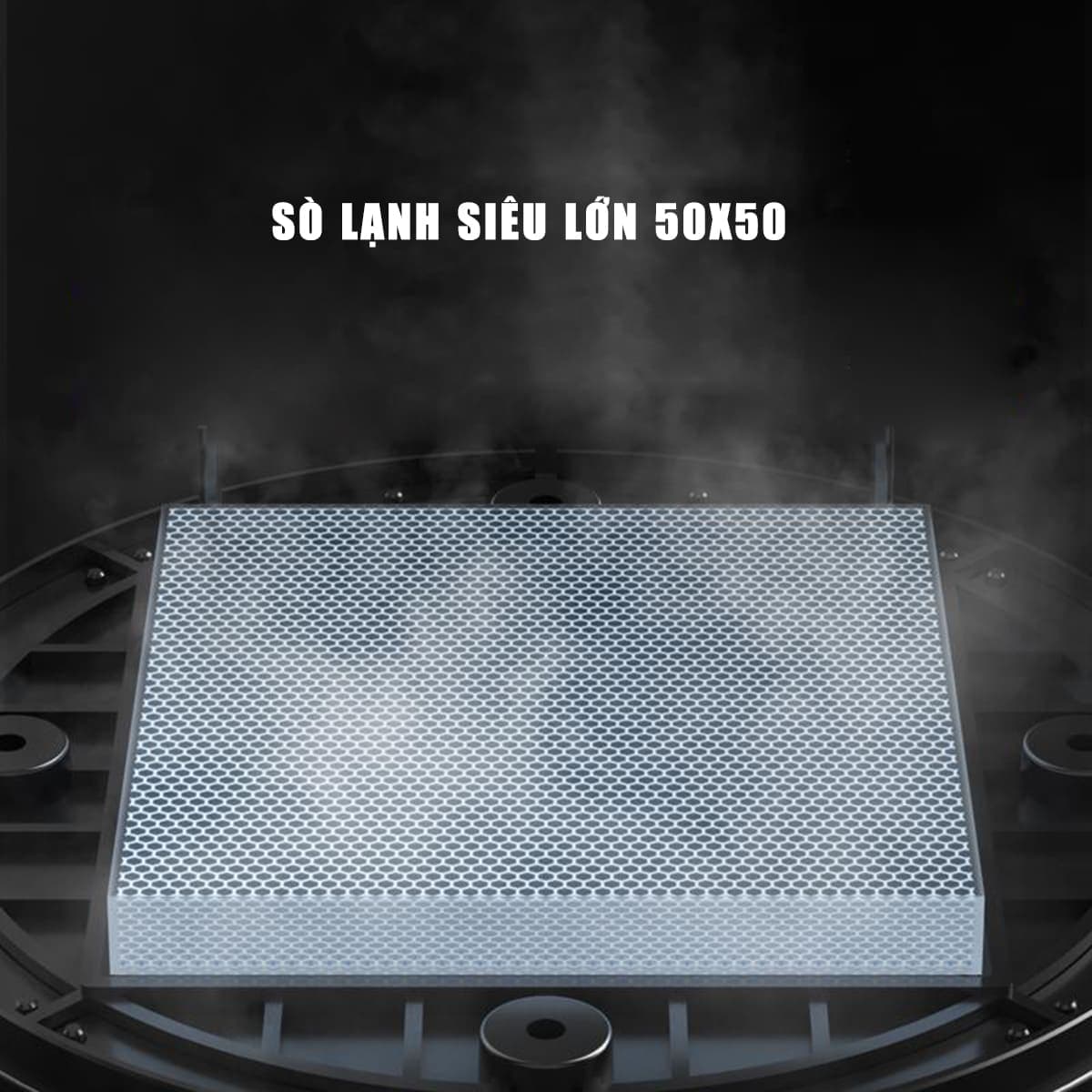 Quạt tản nhiệt máy tính bảng ipad X120 Ultra Max sò lạnh siêu lớn 50x50mm đóng băng full mặt công suất 30W - Piva BR5 Max - 9