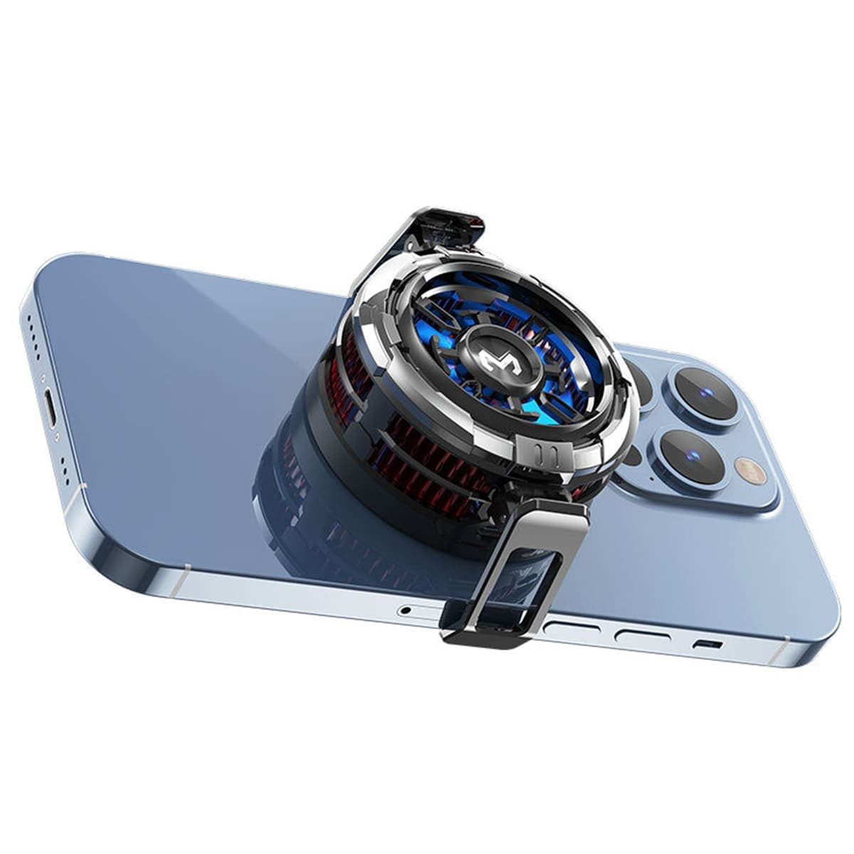 Quạt sò lạnh tản nhiệt điện thoại máy tính bảng Memo CX08 sò lạnh từ tính led RGB làm lạnh đóng băng - 6