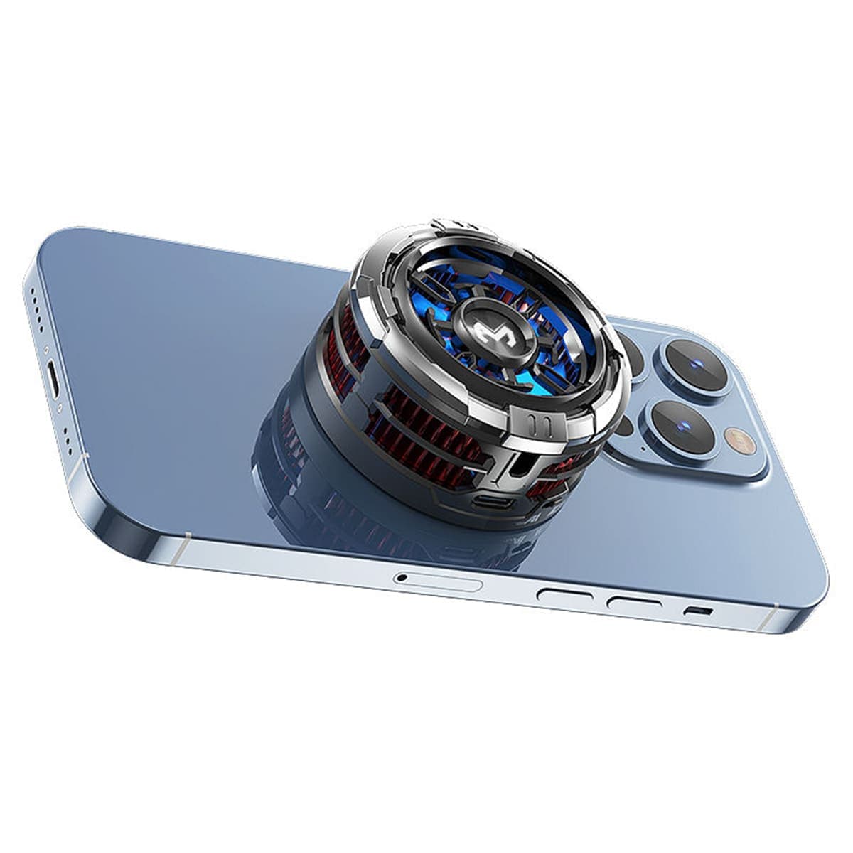 Quạt sò lạnh tản nhiệt điện thoại máy tính bảng Memo CX08 sò lạnh từ tính led RGB làm lạnh đóng băng - 7