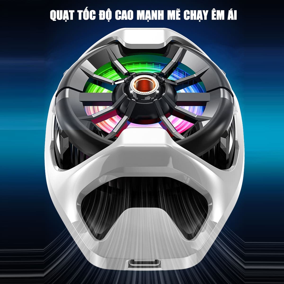 Quạt tản nhiệt sò lạnh điện thoại Memo DL22 led RGB quạt hỗ trợ livestream - 6