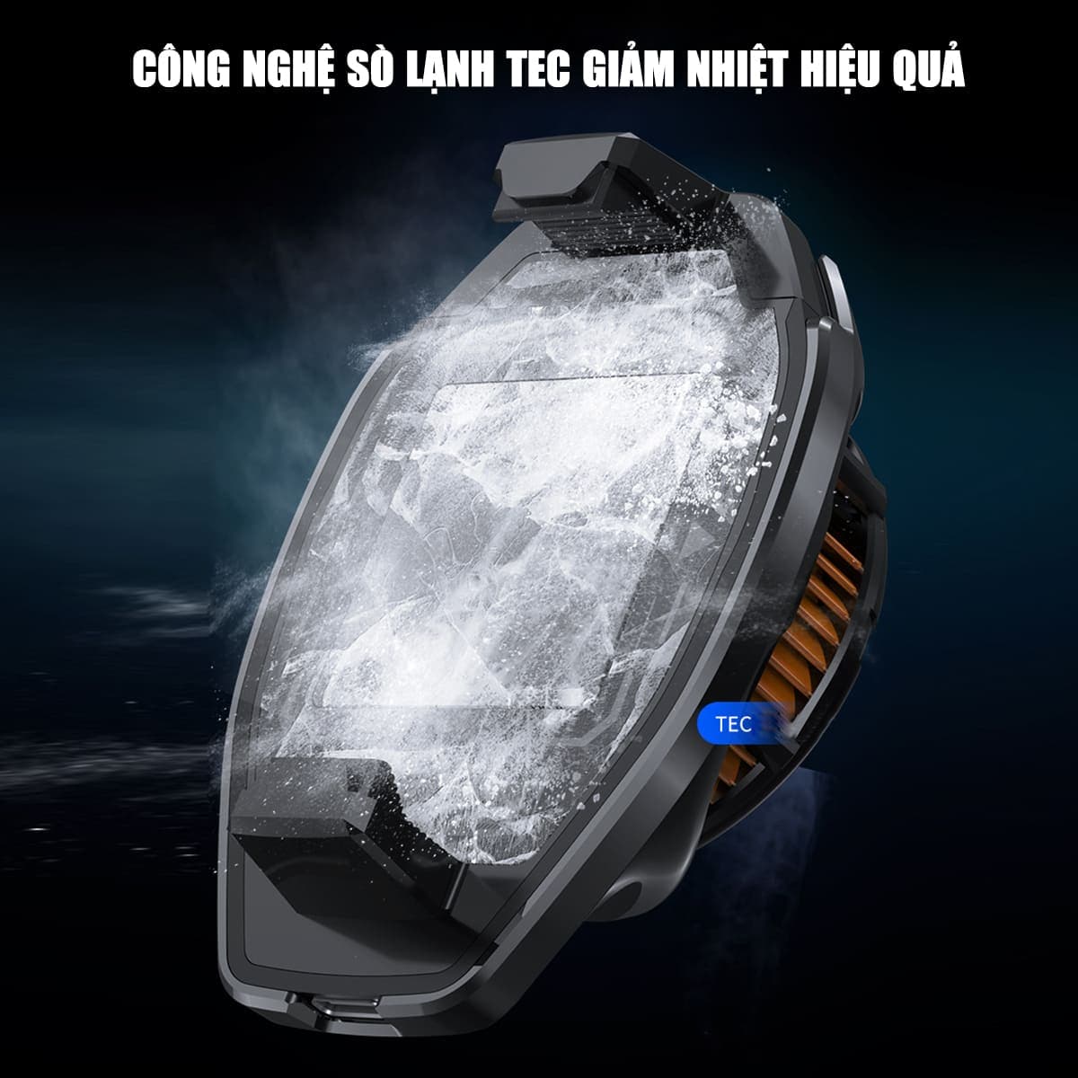 Quạt tản nhiệt sò lạnh điện thoại Memo DL22 led RGB quạt hỗ trợ livestream - 5