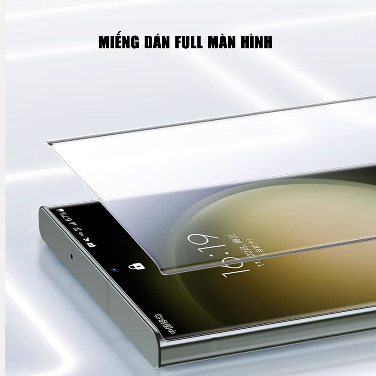 Dán màn hình Samsung Galaxy S23 Ultra Hydrogel Gốm Smart Devil full màn hình nhận vân tay - 4