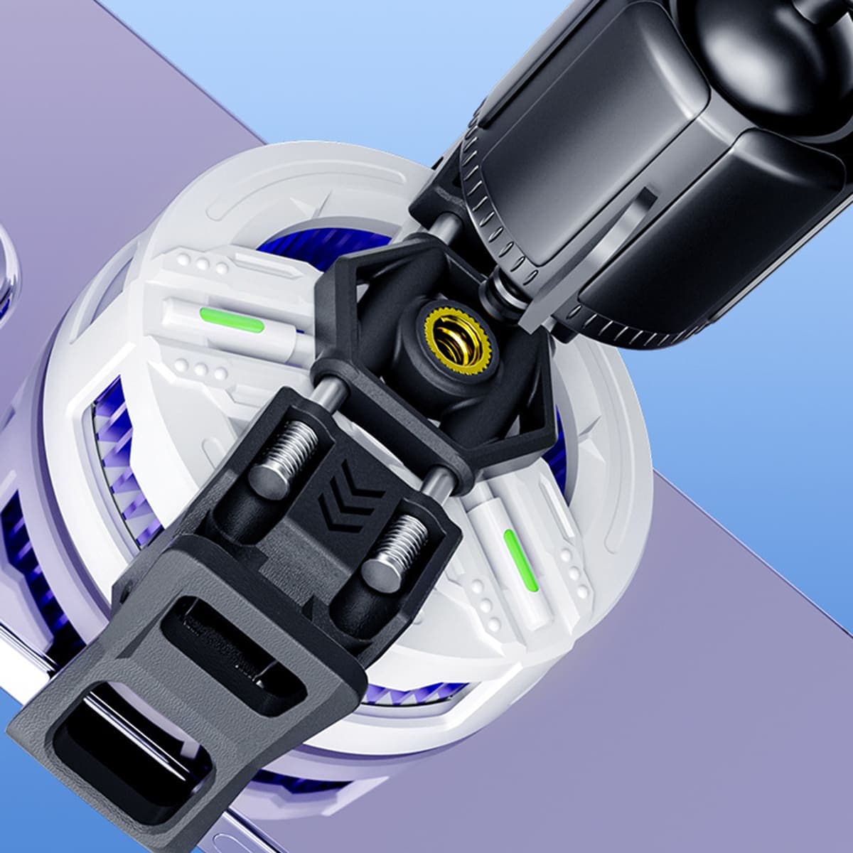 Ngàm gắn quạt tản nhiệt điện thoại sò lạnh từ tính X Cooling X5 ngàm đa dụng tương thích hầu hết các dòng quạt điện thoại - 3