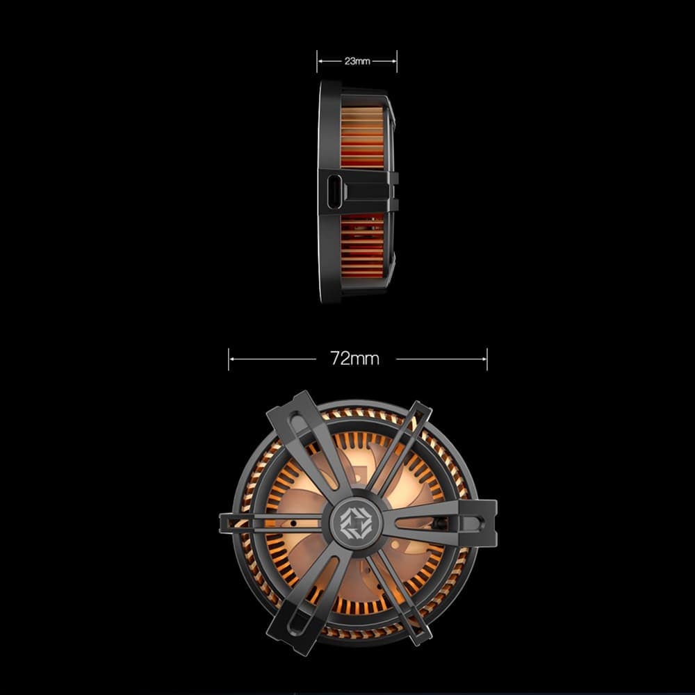 Quạt tản nhiệt điện thoại máy tính bảng X12 Pro Max V3 sò lạnh từ tính - 9