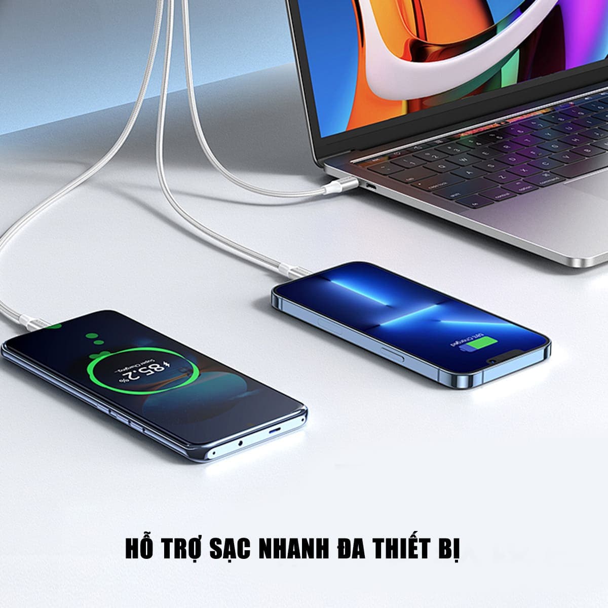 Củ sạc nhanh 45W Piva PD GaN Type C hỗ trợ sạc siêu nhanh 2.0 Bộ Sạc hỗ trợ iPhone Xiaomi Oppo Samsung iPad quick charge adapter - 6