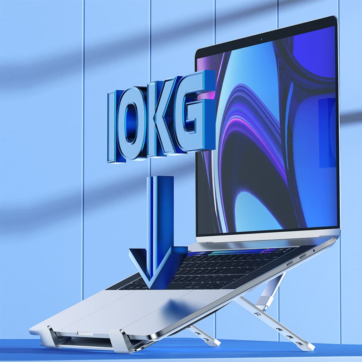 Đế tản nhiệt laptop gaming Z23 giá đỡ laptop 4 quạt tốc độ gió 4600RPM làm mát nhanh chống ồn - 10