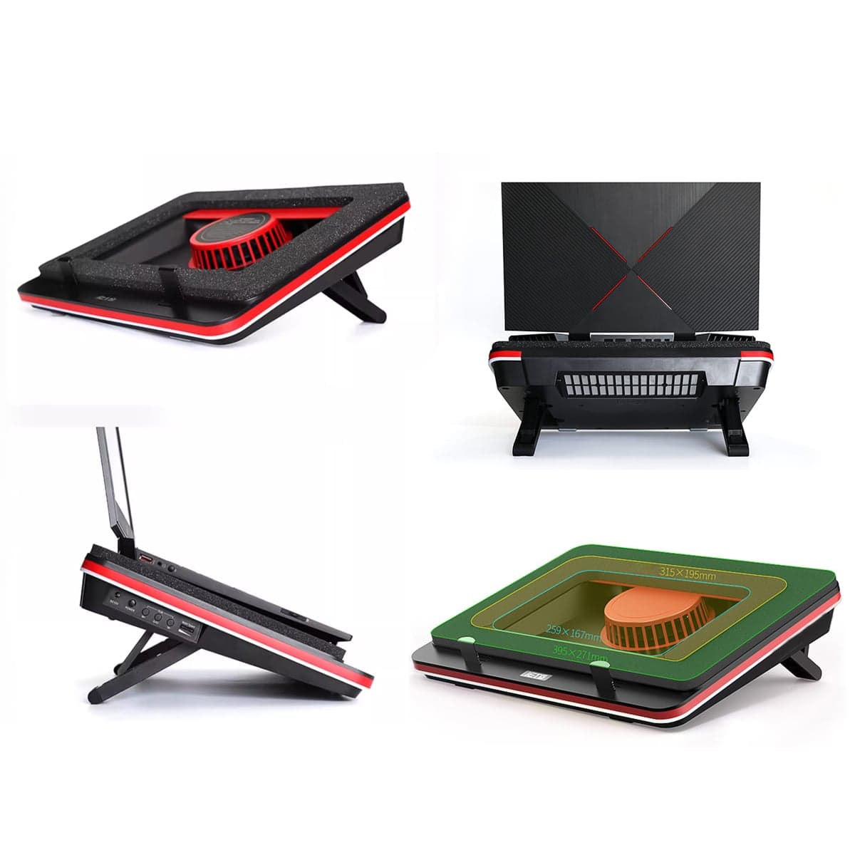 Quạt tản nhiệt laptop IETS GT500S2 tản khí nén turbo giảm nhiệt thực sự cho máy tính đồ họa gaming - 2