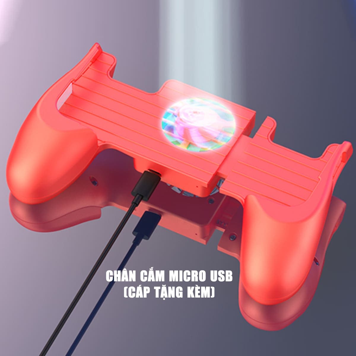 Tay cầm chơi game PUBG có quạt tản nhiệt cho điện thoại MK - 5