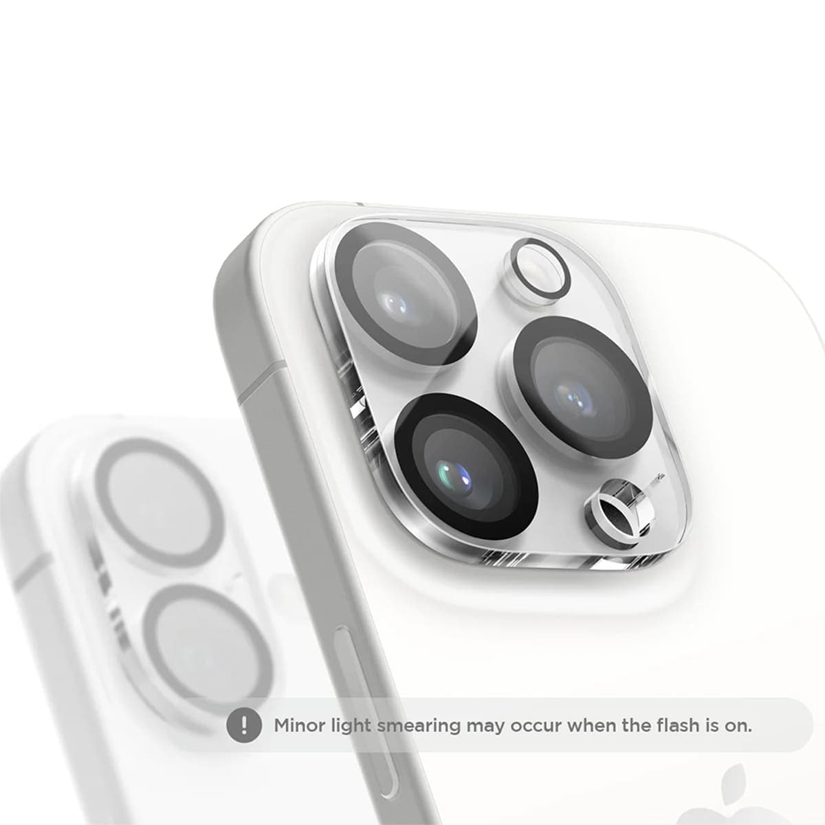 Dán camera Iphone 16 Pro cường lực camera thấu kính nổi 3D độ cứng 9H trong suốt - 6