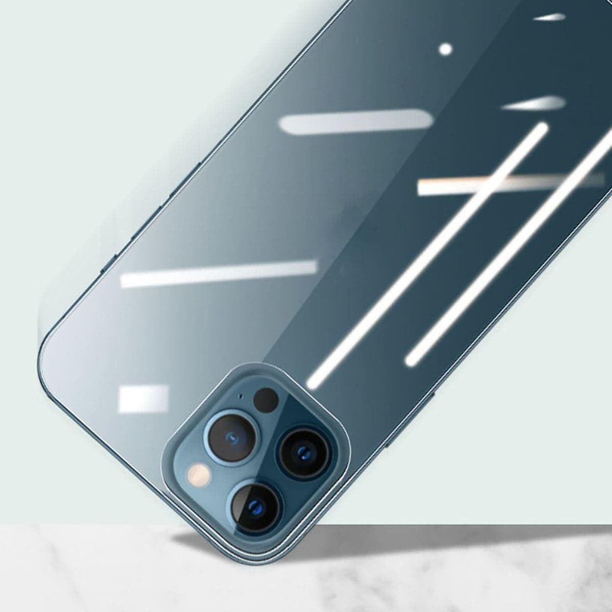 Cường lực lưng Iphone 16 Plus trong suốt full mặt lưng độ cứng 9H - 8