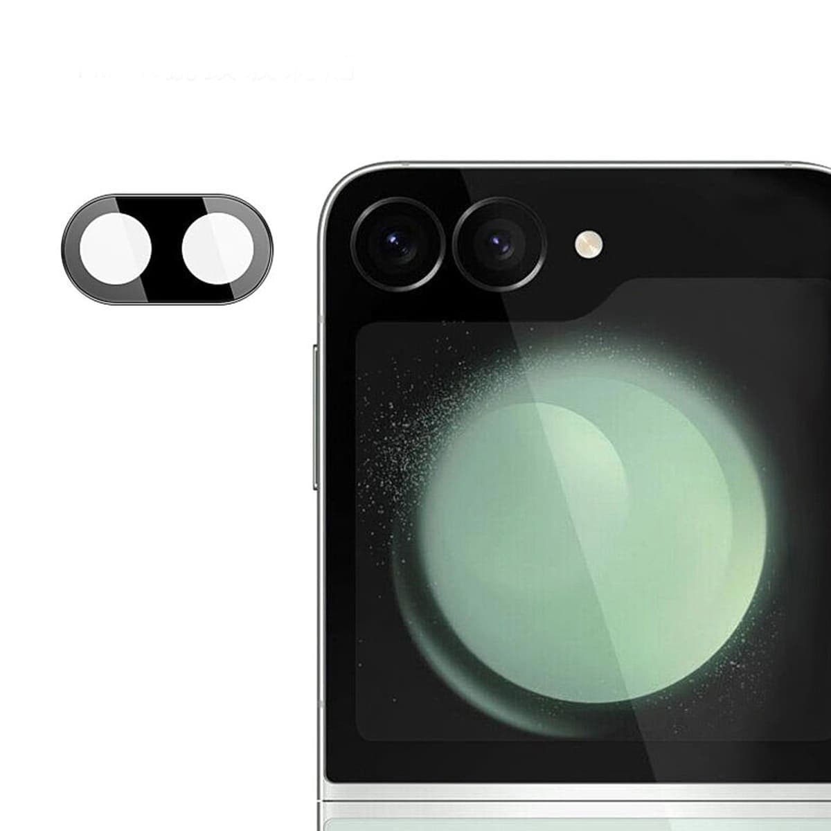 Dán cường lực camera Samsung Galaxy Z Flip 6 thấu kính nổi 3D độ cứng 9H trong suốt - 4