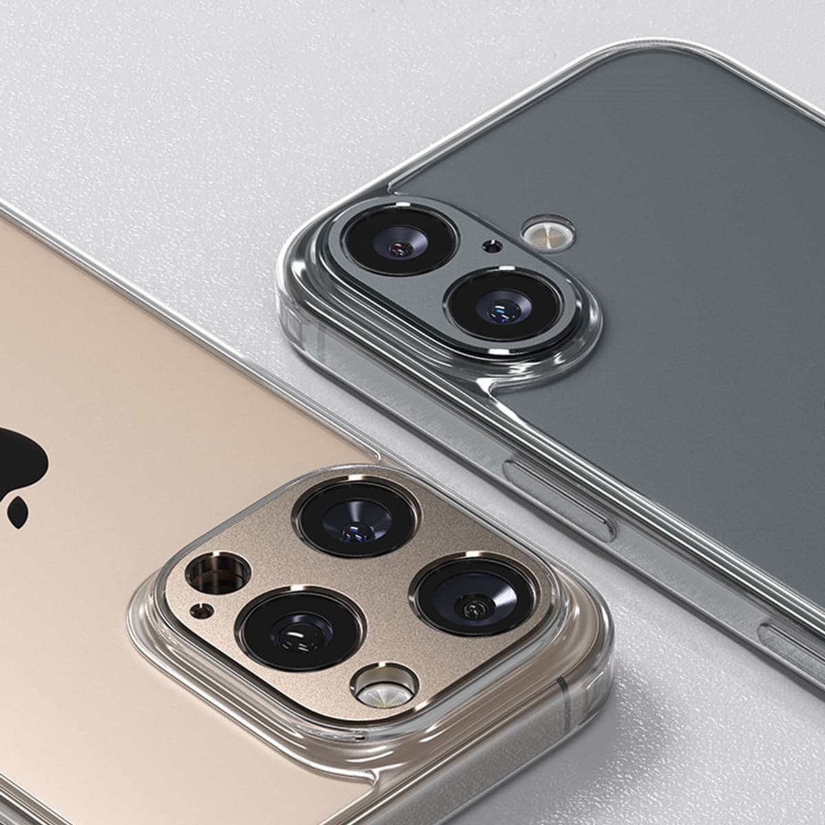 Dán khung kim loại bảo vệ camera Iphone 16 chống trầy xước va đập - 3