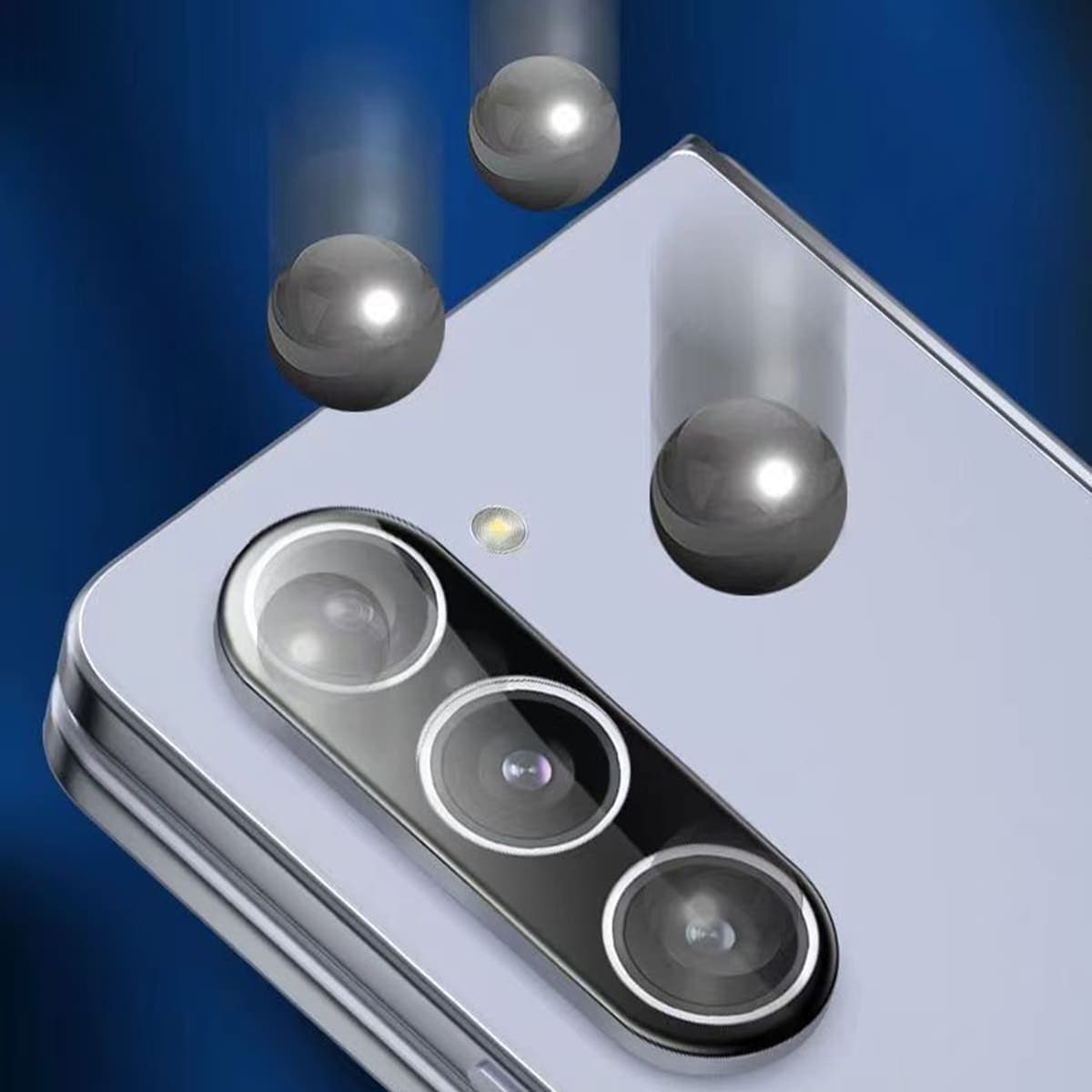 Dán cường lực camera Samsung Galaxy Z Fold 6 thấu kính nổi 3D độ cứng 9H trong suốt - 6