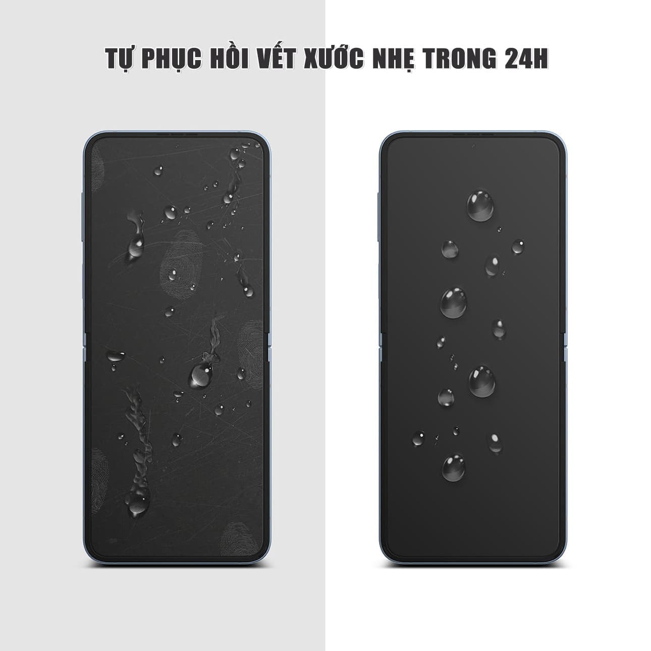 Dán lưng Samsung Z Flip 6 PPF Smart Devil full màn mặt lưng và bản lề dẻo trong suốt - 9