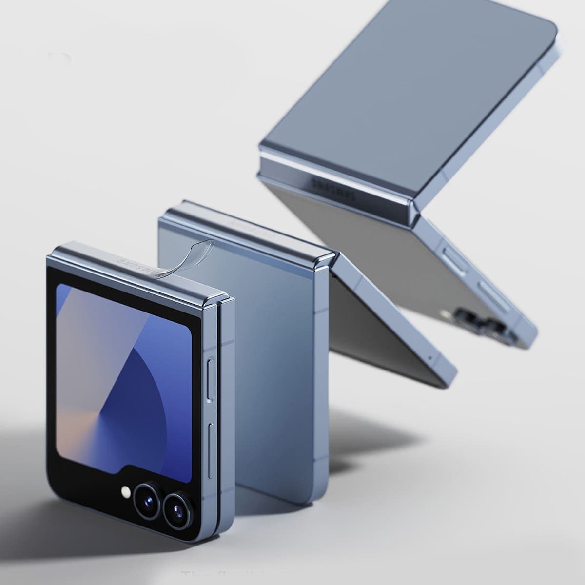 Dán lưng Samsung Z Flip 6 PPF Smart Devil full màn mặt lưng và bản lề dẻo trong suốt - 4