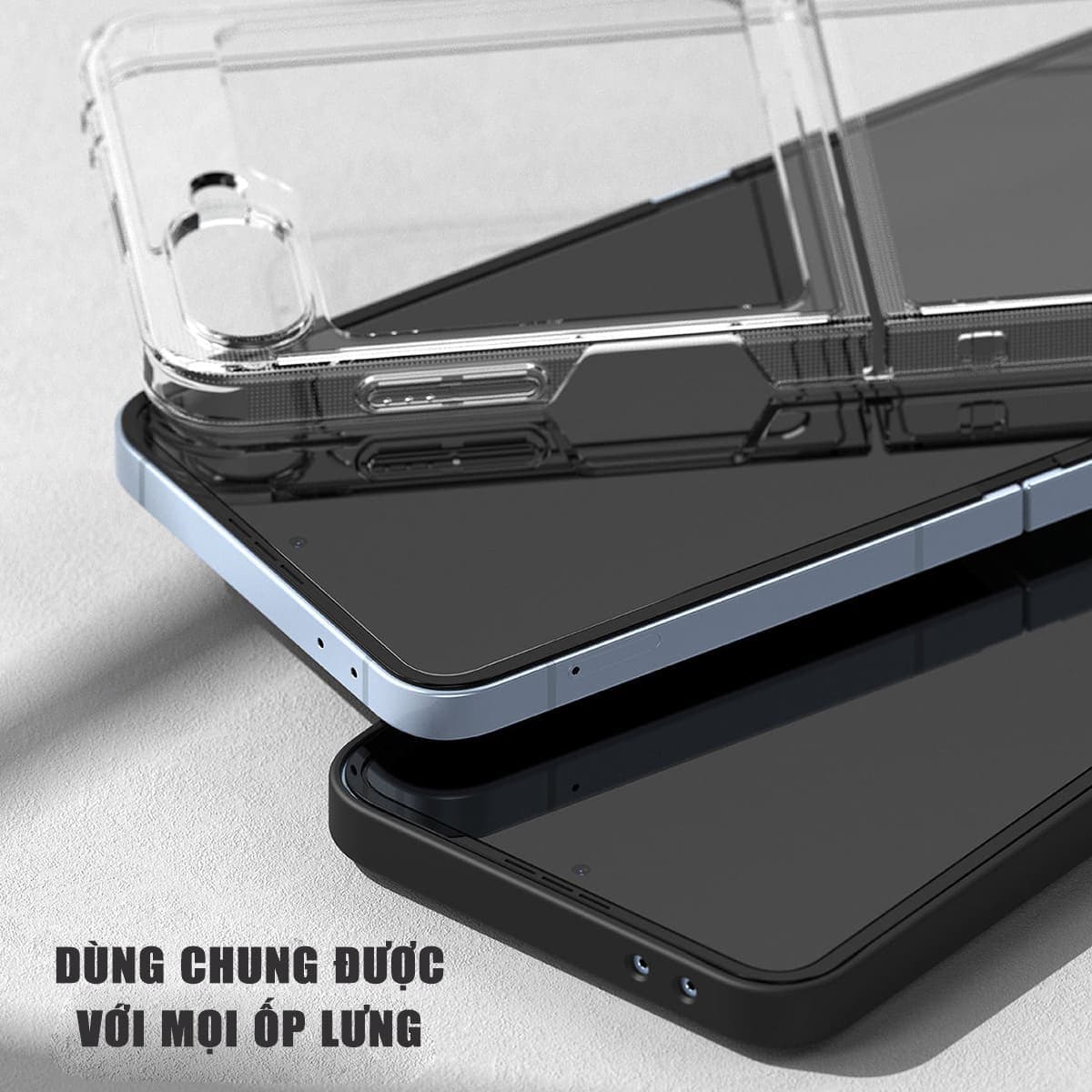 Dán lưng Samsung Z Flip 6 PPF Smart Devil full màn mặt lưng và bản lề dẻo trong suốt - 7