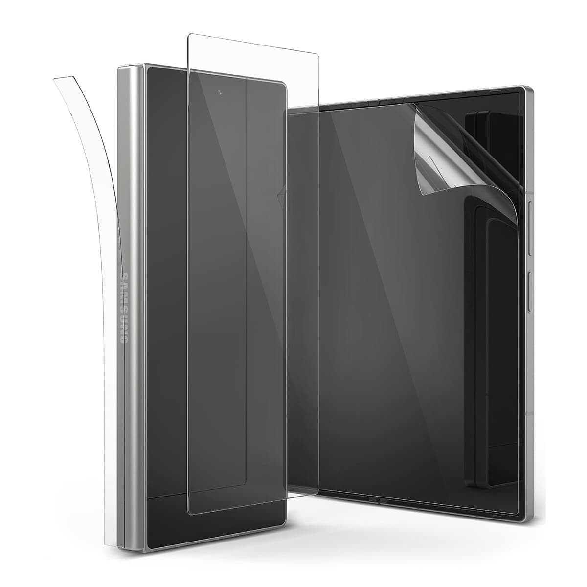 Dán lưng Samsung Z Fold 6 PPF Smart Devil full màn mặt lưng và bản lề dẻo trong suốt - 2