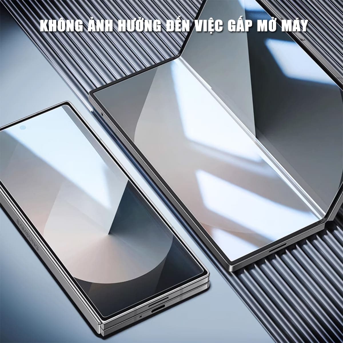 Dán màn hình Samsung Z Fold 6 PPF Smart Devil full màn hình chính dẻo trong suốt - 7