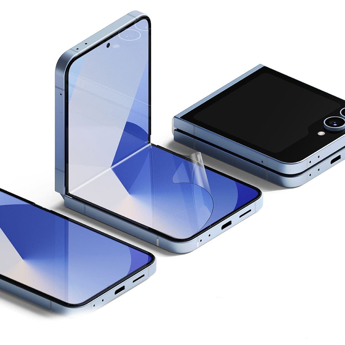 Dán màn hình Samsung Z Flip 6 PPF Smart Devil full màn hình chính dẻo trong suốt - 3