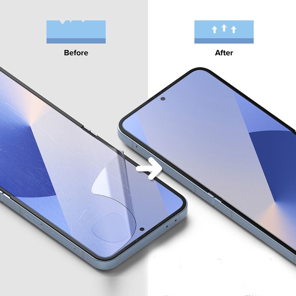 Dán màn hình Samsung Z Flip 6 PPF Smart Devil full màn hình chính dẻo trong suốt - 7