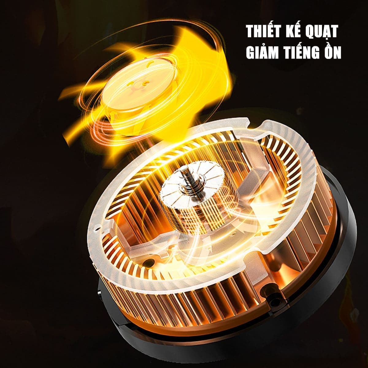 Quạt sò lạnh tản nhiệt điện thoại Ipad Memo CX07 V2 Led RGB bản nâng cấp toàn diện đóng băng full mặt - 9