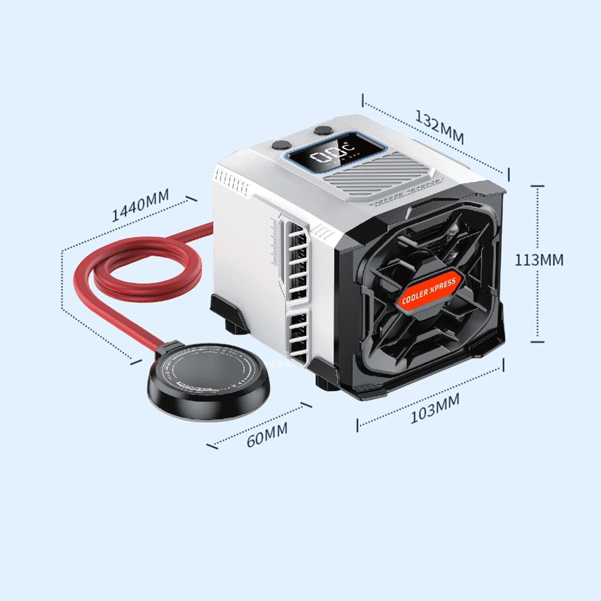 Quạt tản nhiệt điện thoại máy tính bảng DL19 sò lạnh nước từ tính hiệu năng cao chuyên dụng cho Livestream - 10