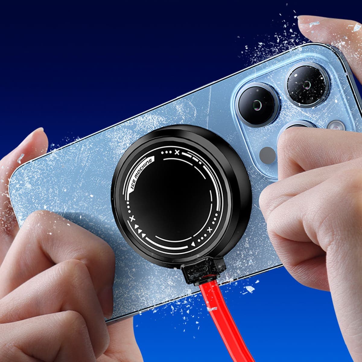 Quạt tản nhiệt điện thoại máy tính bảng DL19 sò lạnh nước từ tính hiệu năng cao chuyên dụng cho Livestream - 5