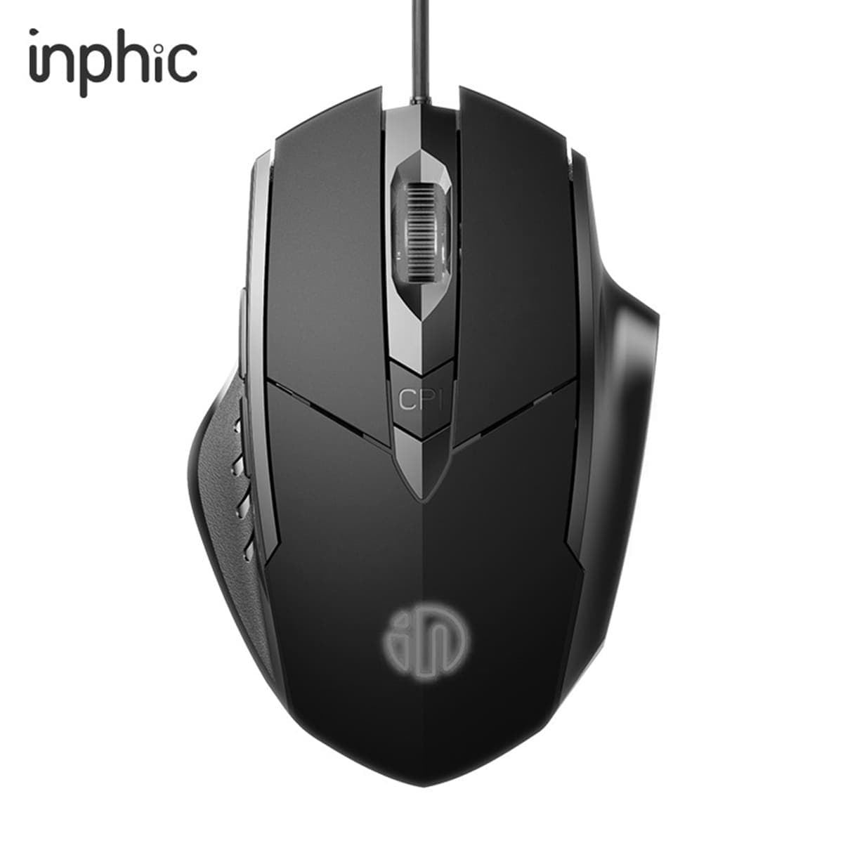 Chuột gaming Inphic W1S 1200 DPI có dây USB bấm êm - Chuột chơi game Inphic siêu rẻ không tiếng ồn máy tính laptop - 2
