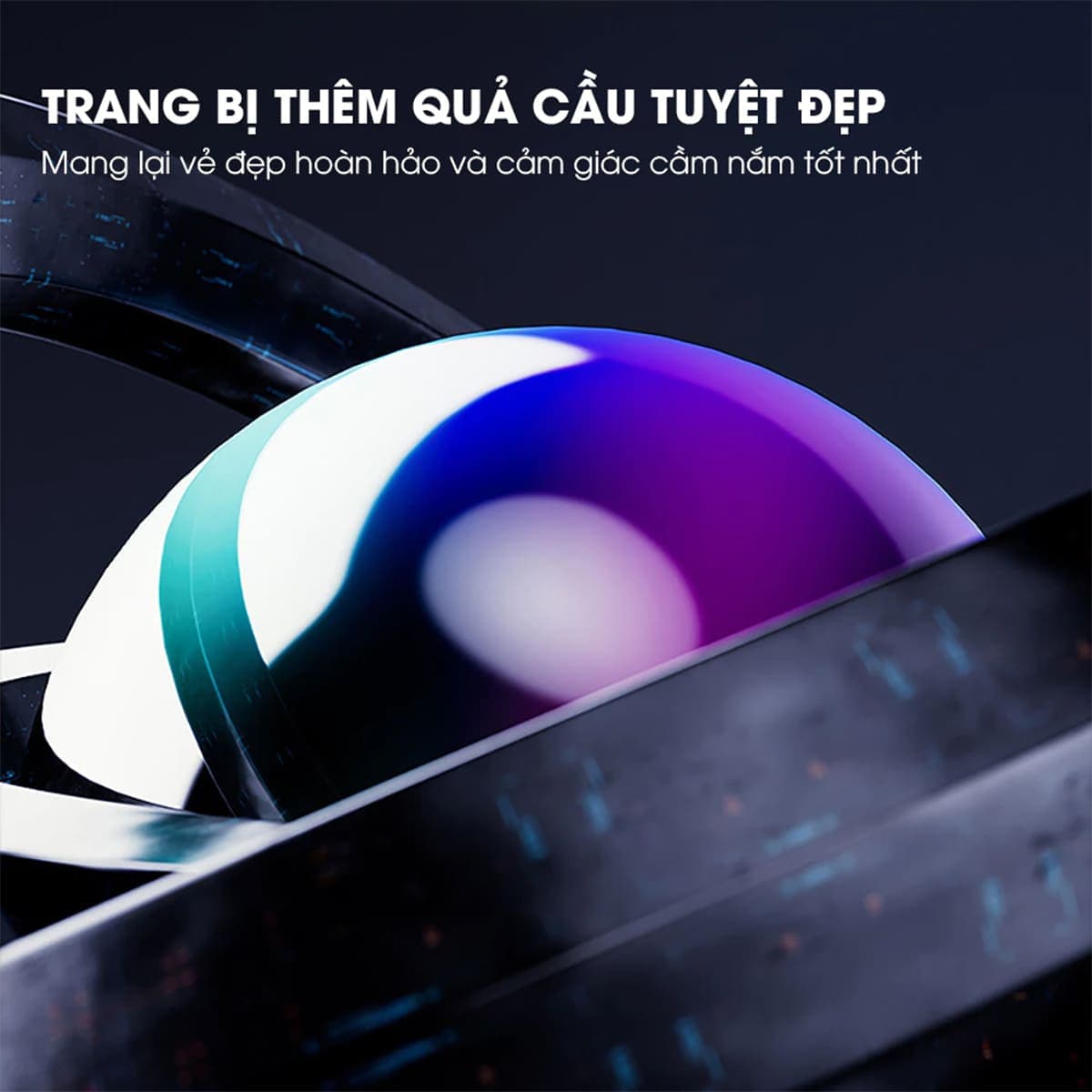 Chuột gaming Inphic W9 có dây game FPS 8800 DPI công thái học - Chuột Inphic W9 Gundam Led RGB - 6