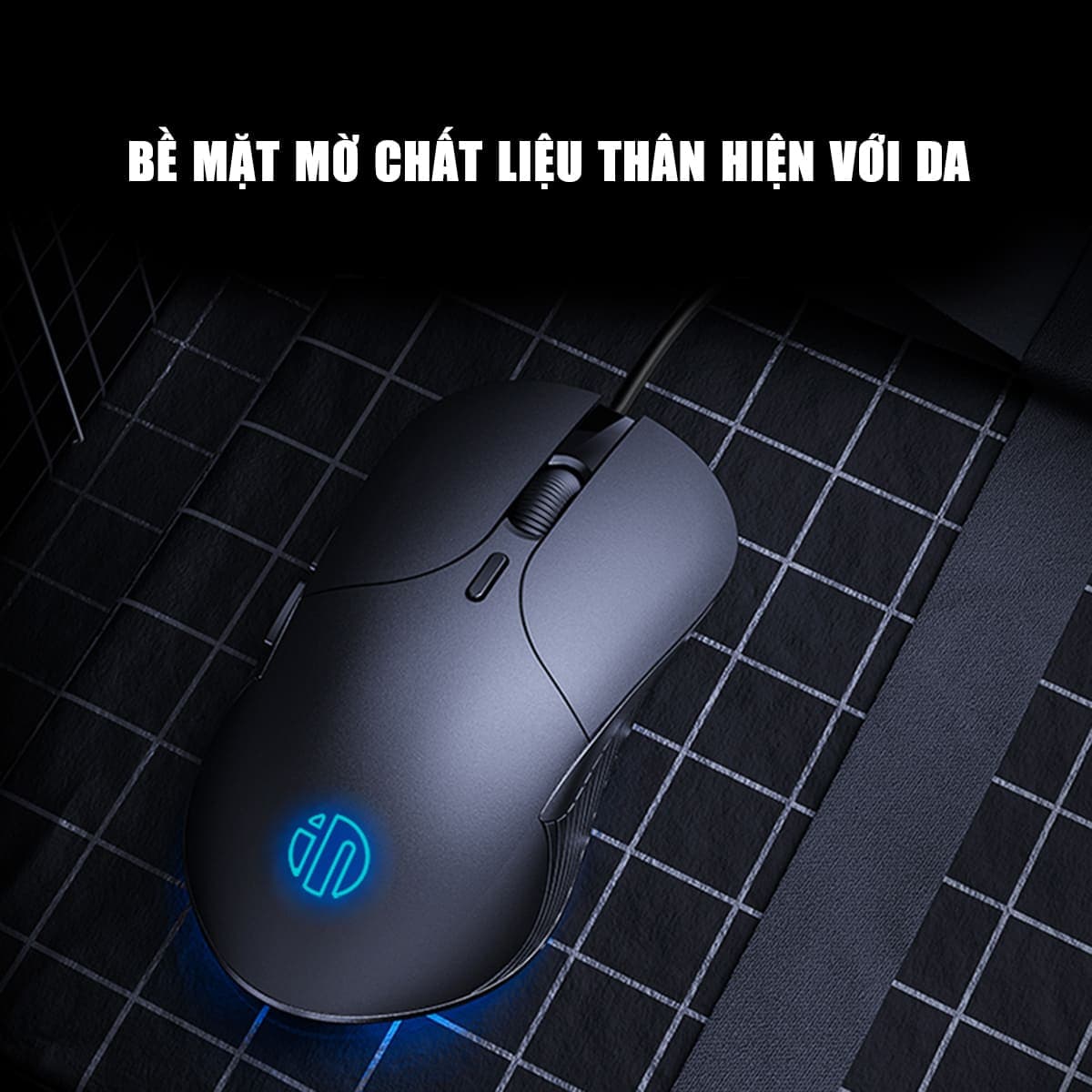 Chuột có dây gaming Inphic B1 giá rẻ 7200 DPI USB - Chuột chơi game Inphic B1 không tiếng ồn Silent Click - 12