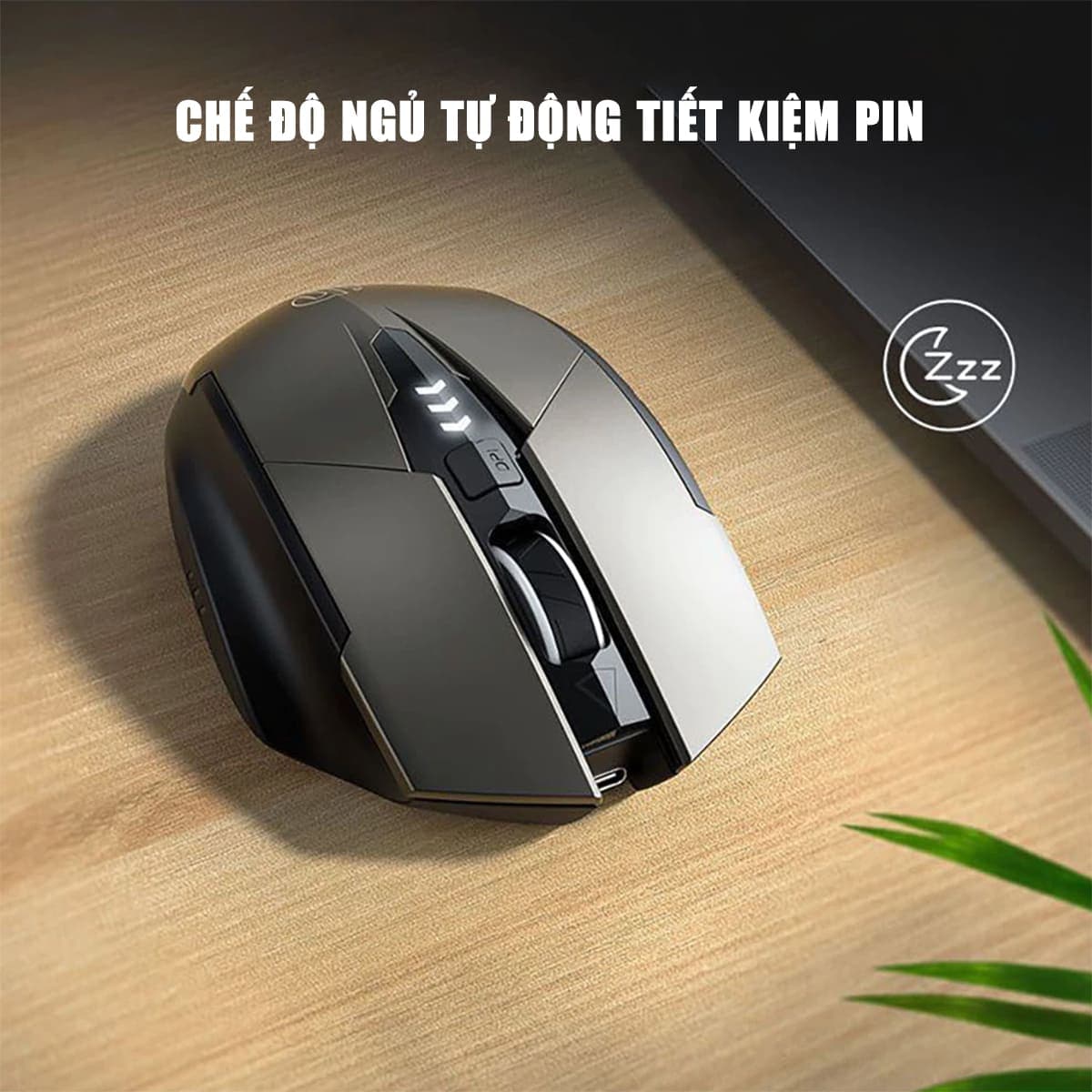 Chuột gaming không dây Inphic A1 pin sạc - Chuột Bluetooth Inphic A1 chơi game 2400 DPI máy tính laptop pc - 9