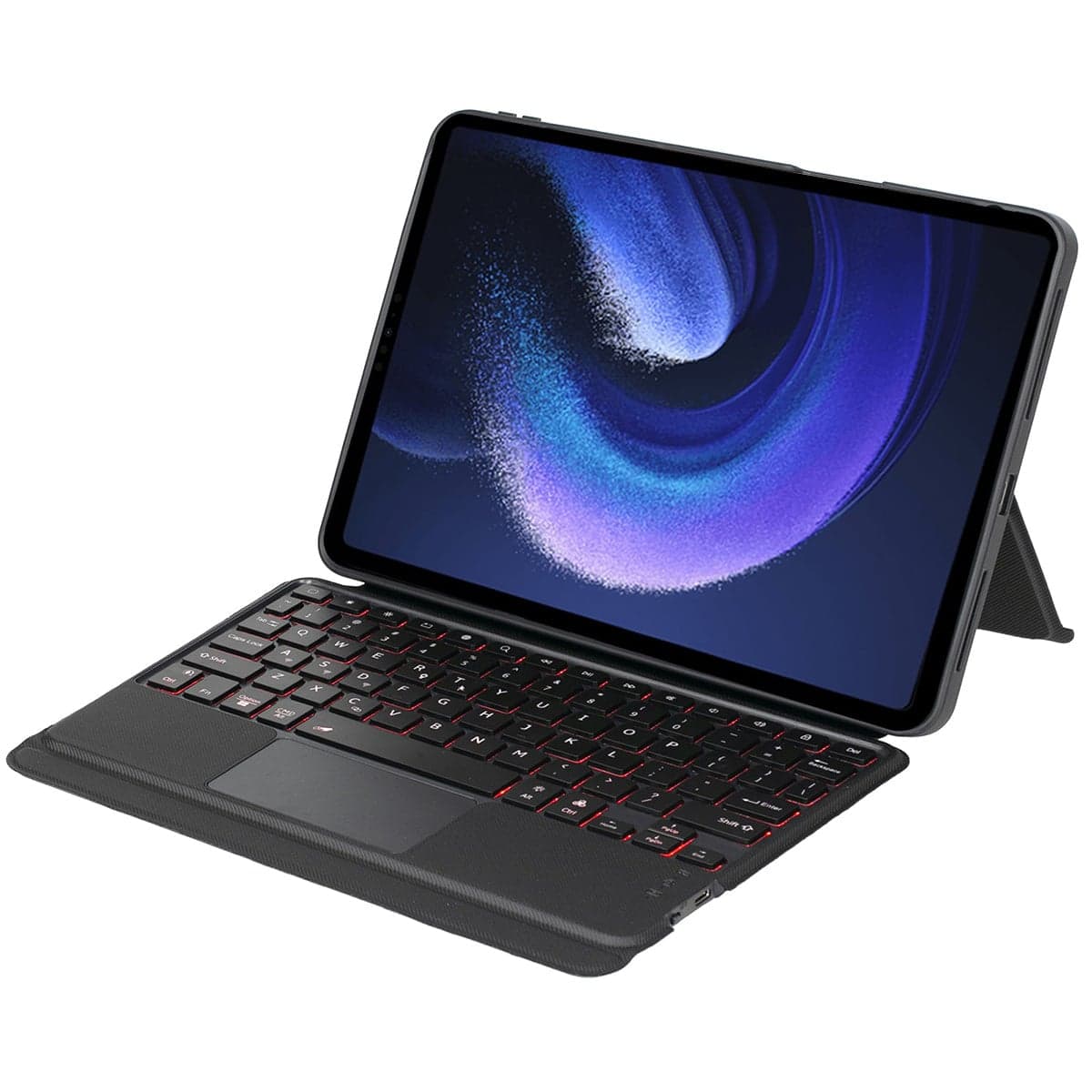 Ốp lưng Xiaomi Pad 6S Pro 12.4 Inch bao da cao cấp kèm bàn phím chuột cảm ứng 720 độ tách rời linh hoạt - 6